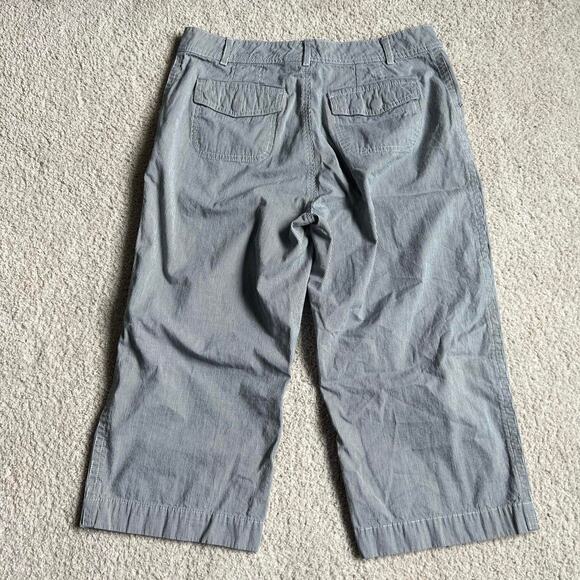 Chicos blue and white pinstripe capris - Picture 2 of 3